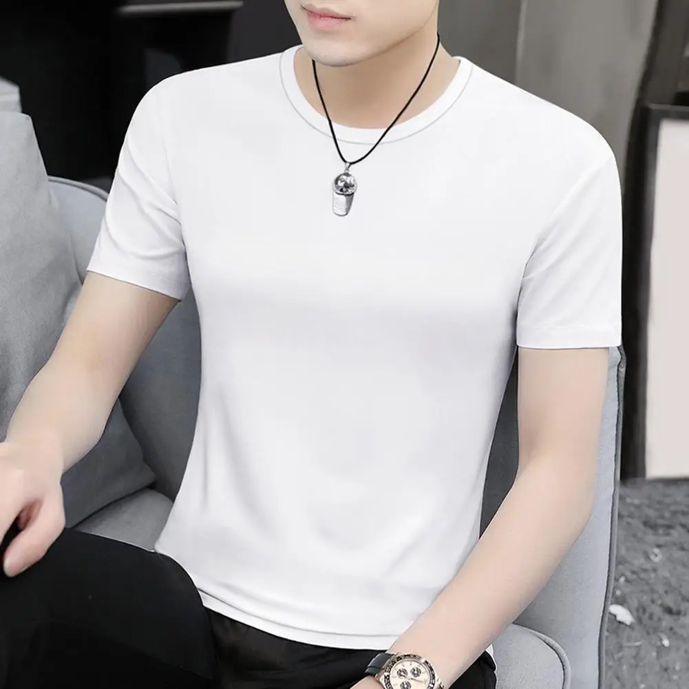 

Casual Outings Casual Tops Activewear White Crew Neckline Harajuku Style Polyester Spandex Blend Regular Length