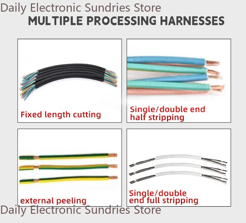 In stock  ZSKJ 0.1-4mm2 Automatic Computer Wire Stripping Machine Intelligent Control Cable Peeling Cutting Skinning