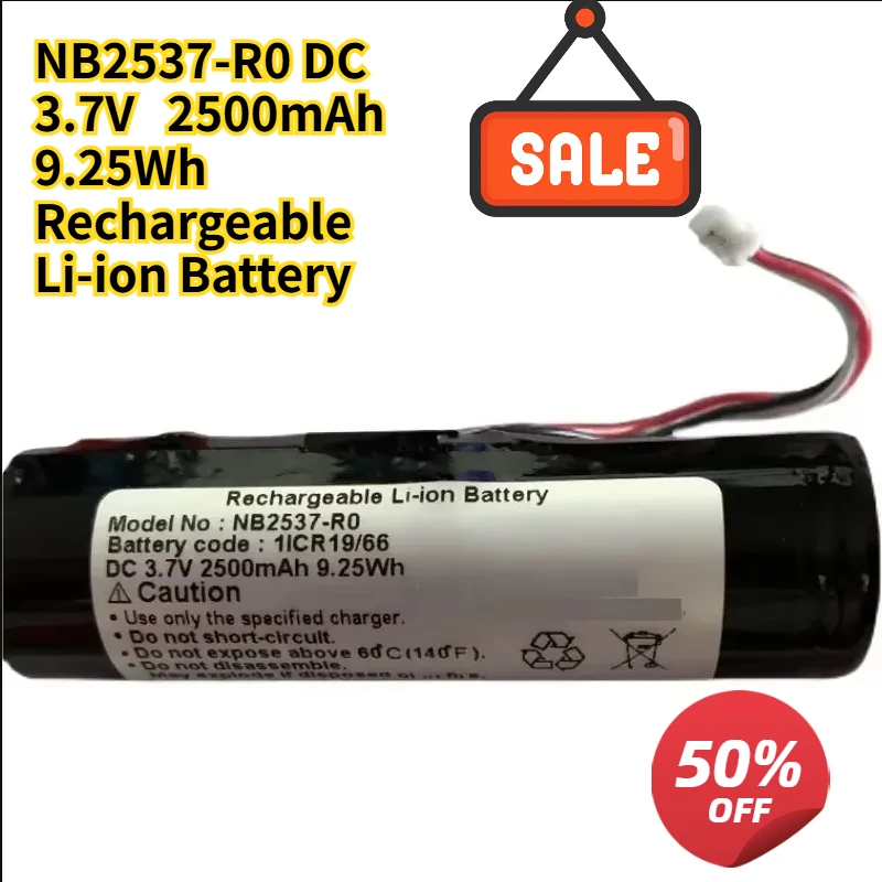 

1pce NB2537-R0 3.7V 2500mAh 9.25Wh Rechargeable Lithium Battery Accessories