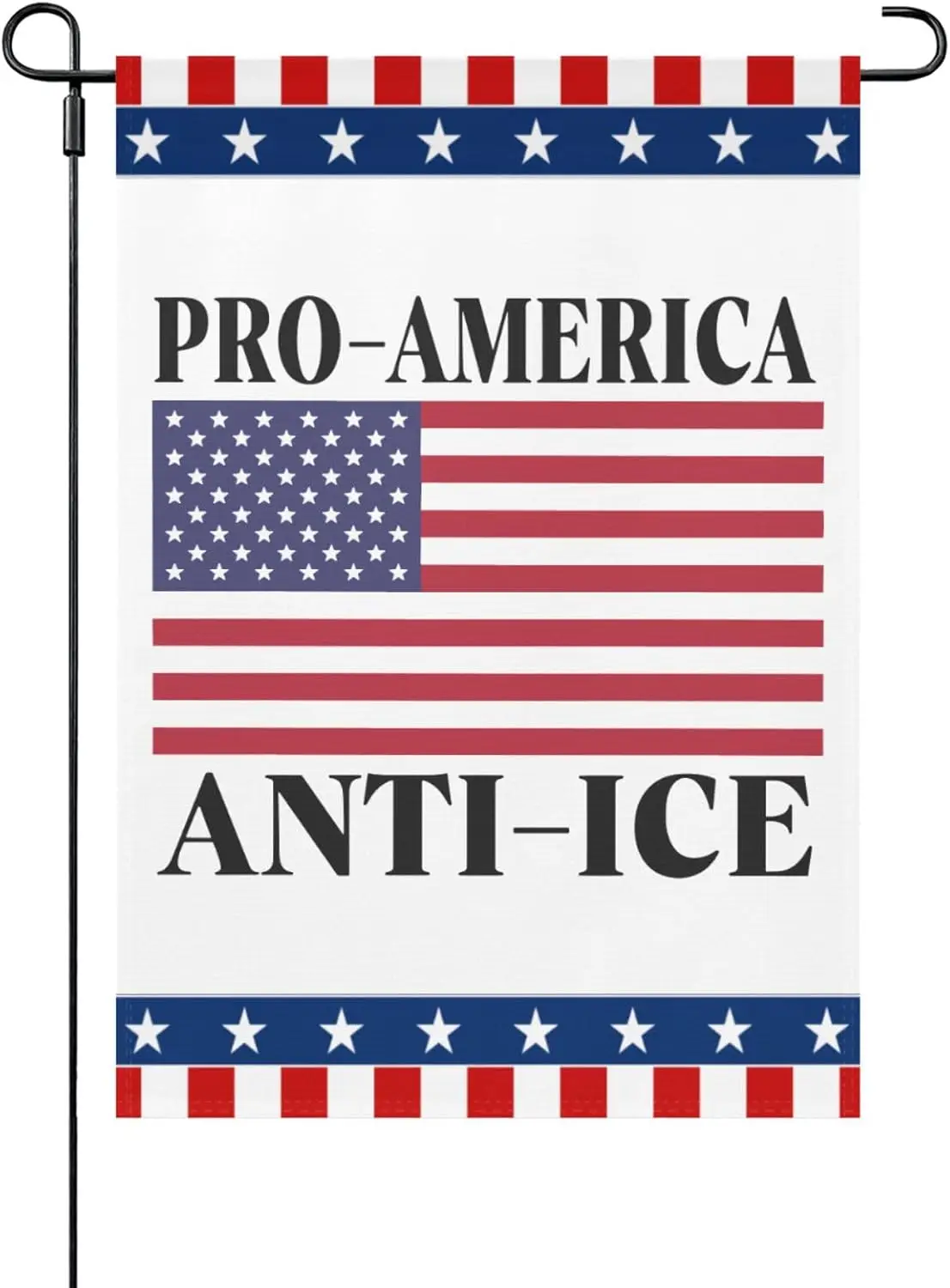 Pross America Antis Ices Garden Flags Hilarious Banner Outside House ZZM