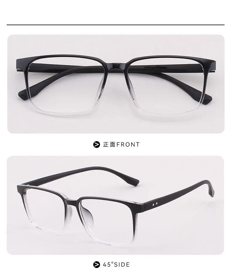Rahmenbreite 158 mm, ultraleichte TR-Lesebrille für Herren, große Größe, Business, großes Gesicht, presbyopische Brillen, fertige optische Brillen – Detail 11