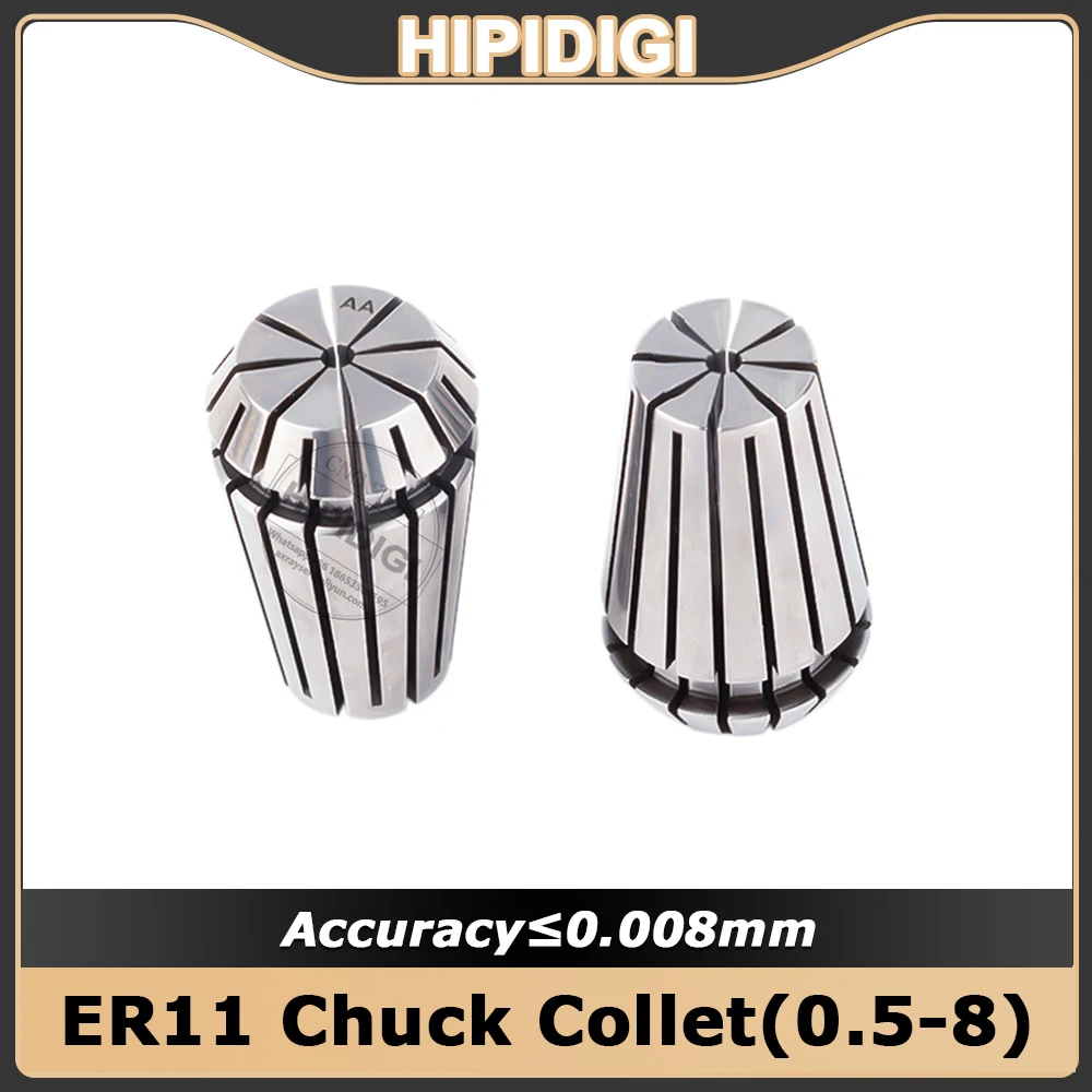 ER Collet Chuck ER11 Collet Chuck Accurancy 0.008mm AA 0.8-8mm Er11 Collet Chuck Bracket Tool Milling Cutter Tool Holder