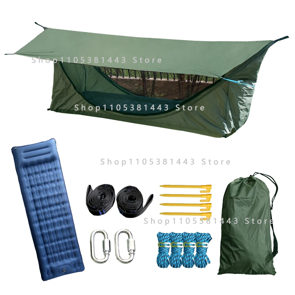 Air Mattress Mosquito Net and Awning Waterproof Outdoor Indoor Fitness New Design Garden Swing Hammock for Outdoor Camping