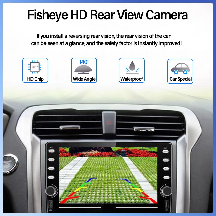 Автомобильная камера заднего вида для Toyota FJ Cruiser (GSJ15W) 2006 ~ 2016 2017 2018 2019 Автомобильный резервный монитор заднего вида с объективом «рыбий глаз»