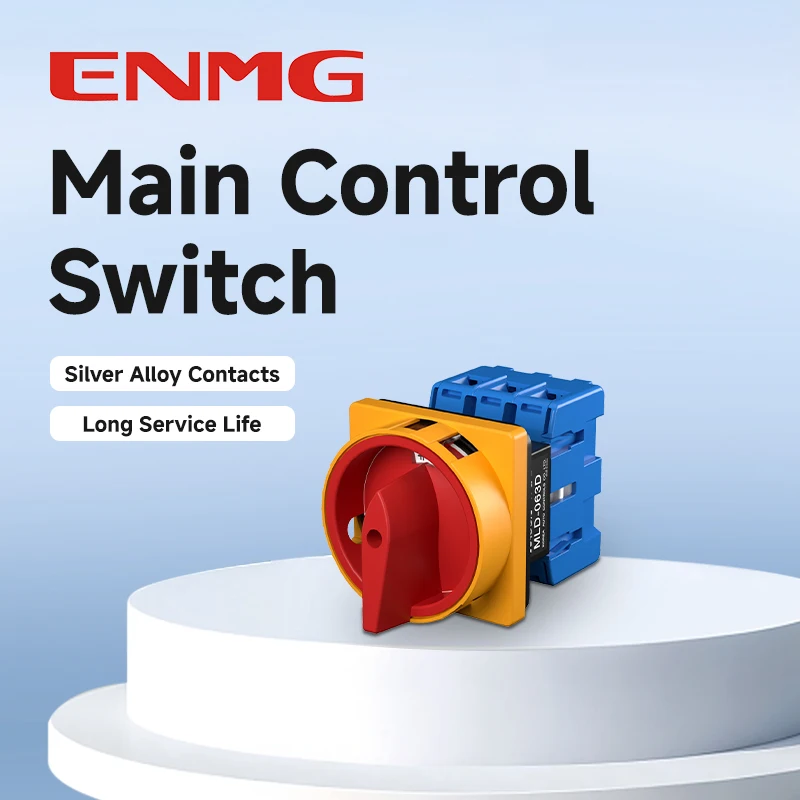 ENMG MLD-020PE مفتاح التحكم الرئيسي بمقبض متعدد القفل — مفتاح التحكم في الطاقة الصناعية المثبت على لوحة 20 أمبير #1