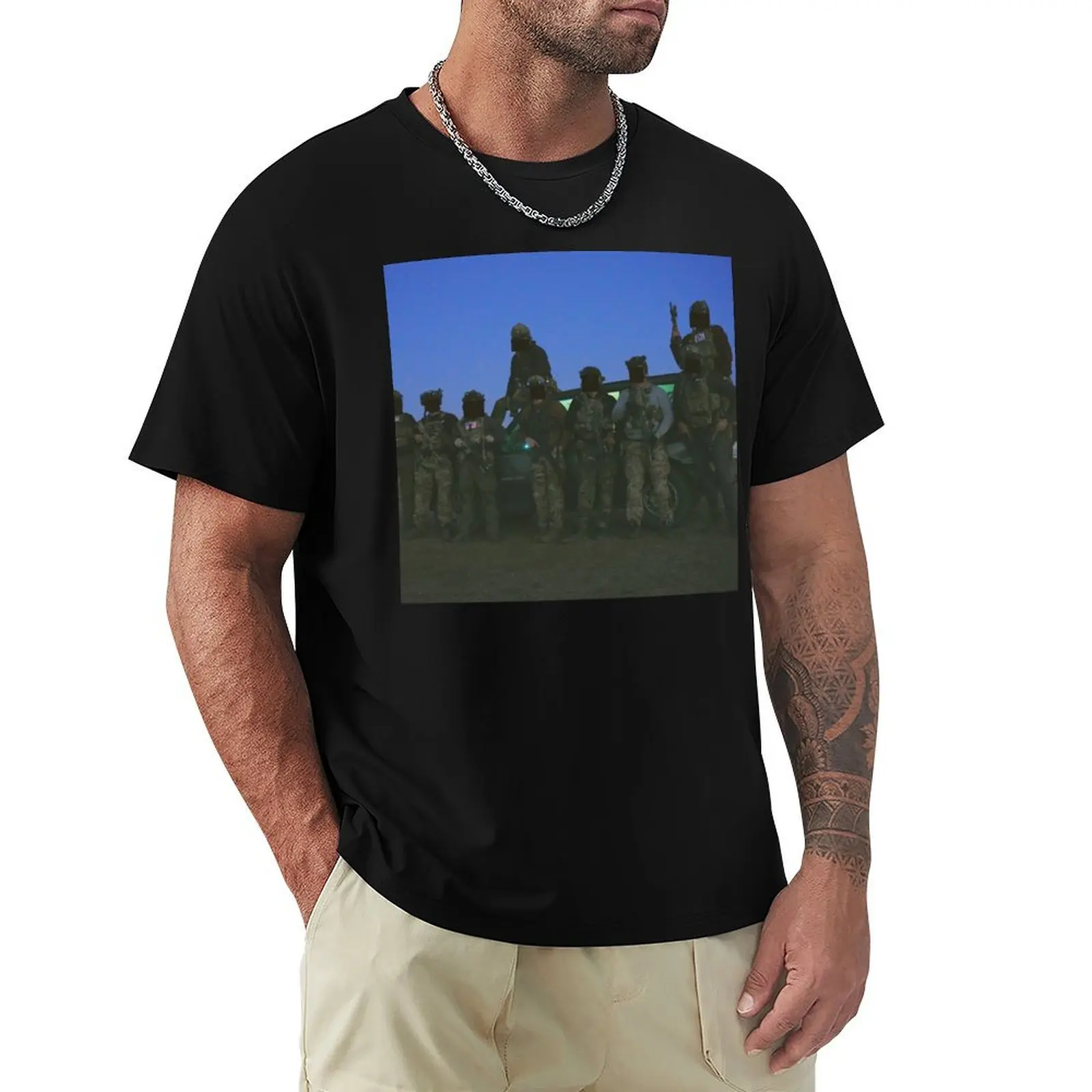 Forward Observations Group. T-Shirt Summer Holiday Casual Tee