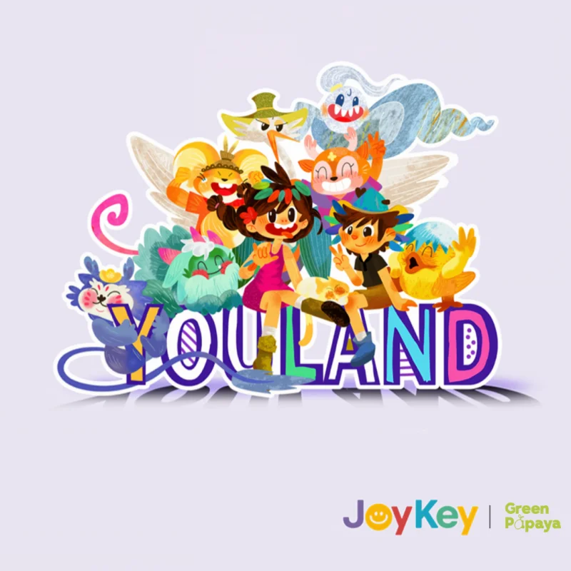 

2025 JoyKey Lavonderland Cartoon Poker Playing Cards Set 2.4x3.8 Inch Purple & Green 2 Boxes Perfect Gift for Fans