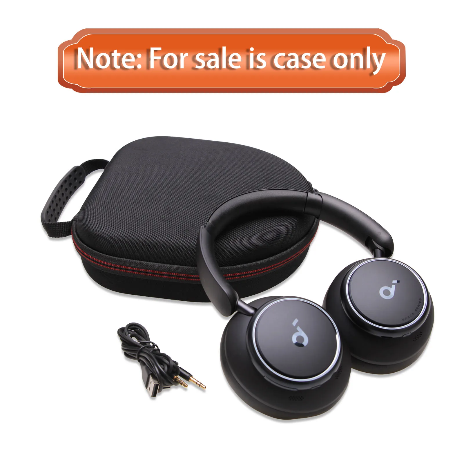 LTGEM Hard Case for Anker Soundcore Space Q45 / Q35 Adaptive Noise Cancelling Headphones - Protective Carrying Storage Bag