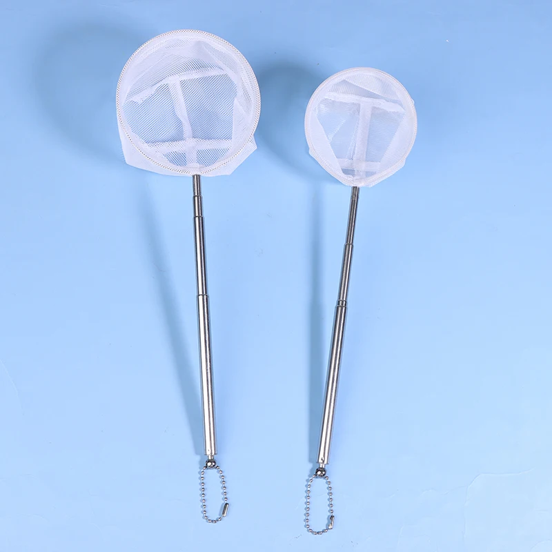 【OD】1 قطعة شبكة صيد سمك السمك من الفولاذ المقاوم للصدأ قابلة للسحب شبكات صيد الروبيان الصغيرة ملحقات حوض السمك #4