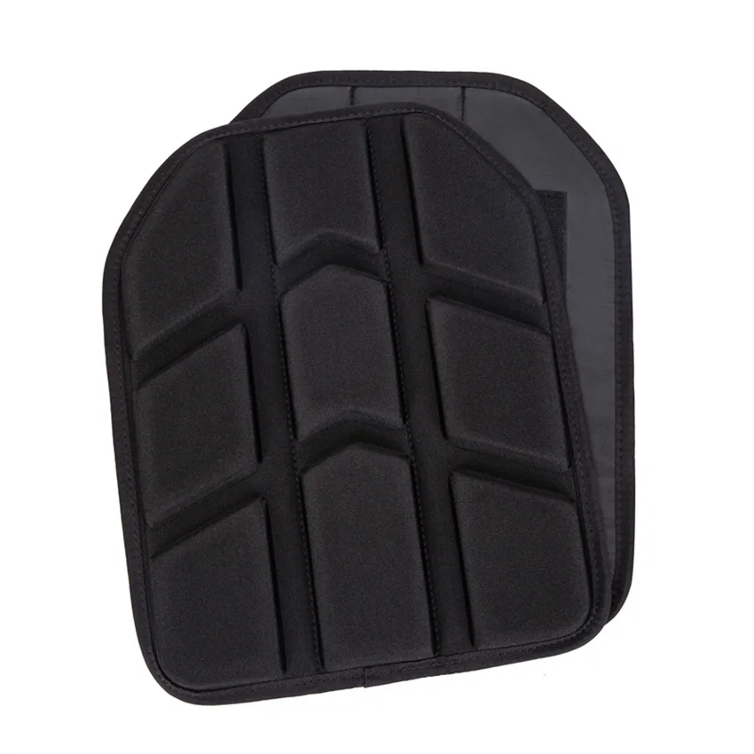 2 Pieces Removable Molded Tactical Vest Pad for Paintball Game Vest Tactical Plate Carrier Vest Cushion 25x30cm