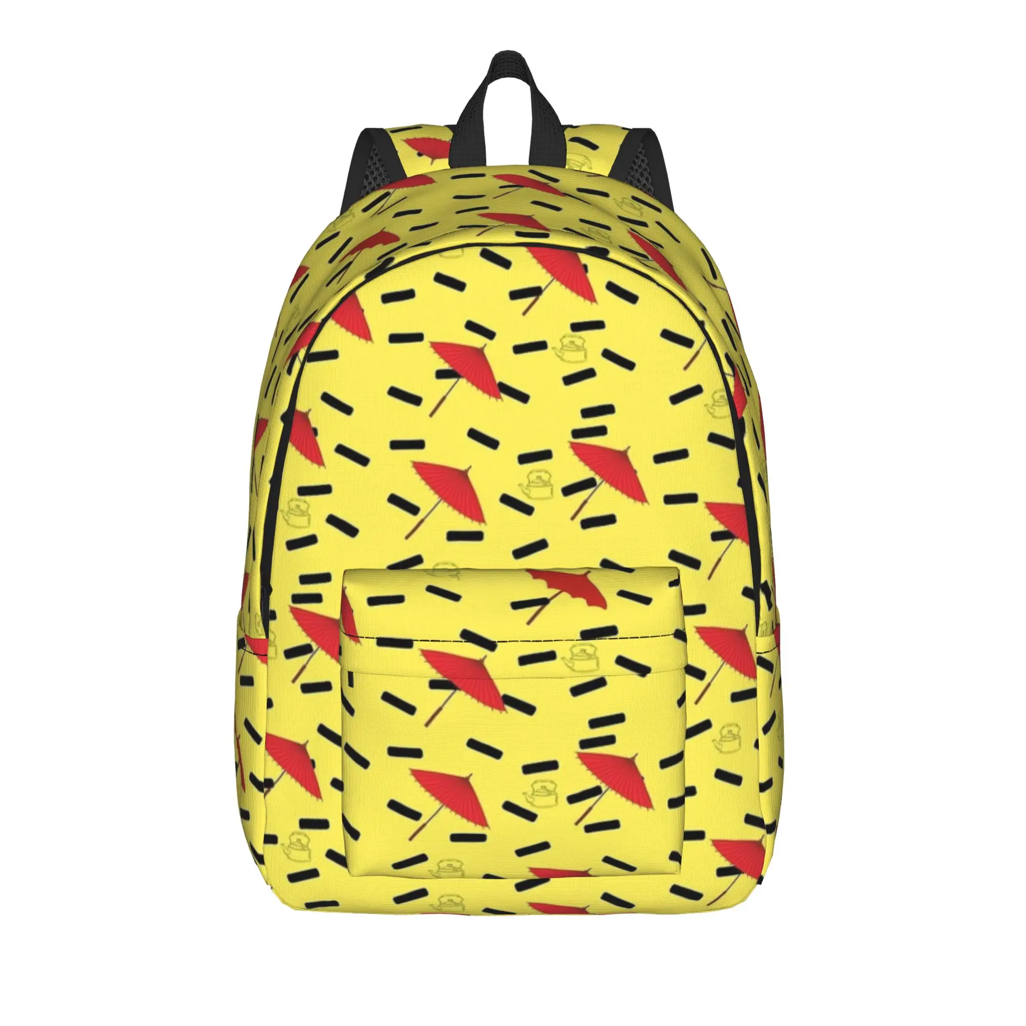 Ryoga Hibiki Inspired Pattern Backpack Cool Student Business Daypack P-Chan Ranmas Anime Manga Laptop Computer Shoulder Bag