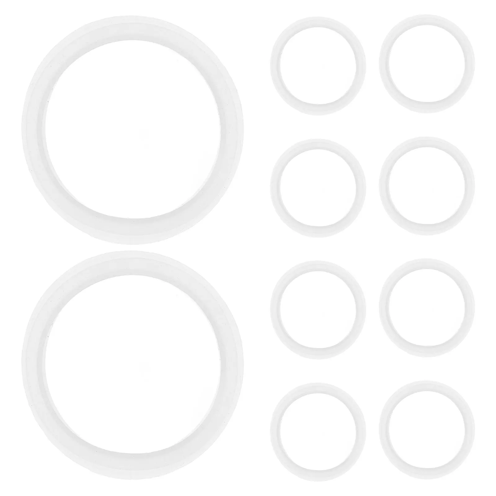 

10Pcs Silicone Sealing Gasket Ring for Bathtub Drain Plug Leakproof Bathroom Sink Mounting Washers Universal Fit Tub Stopper