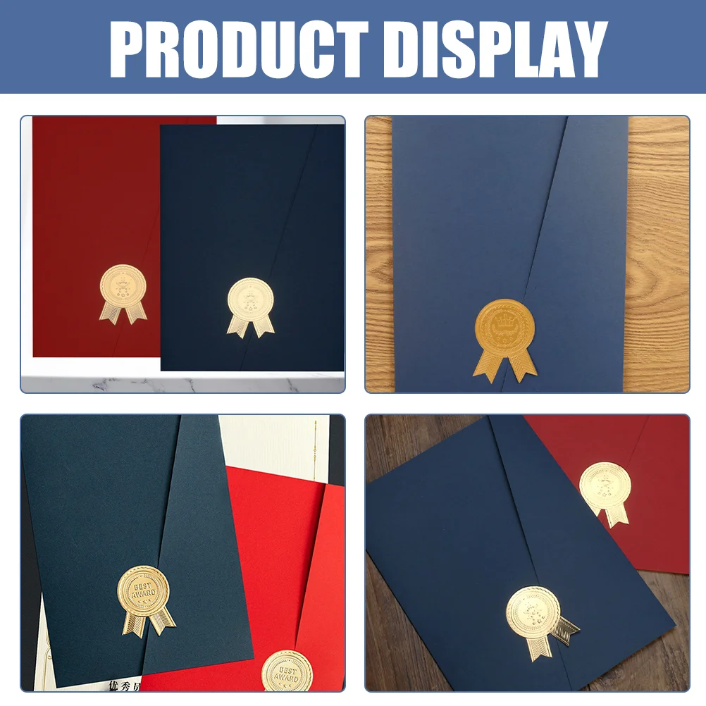 Honor Certificate Shell Document Paper Cover Holders Award Protector Folder Envelope Decorative
