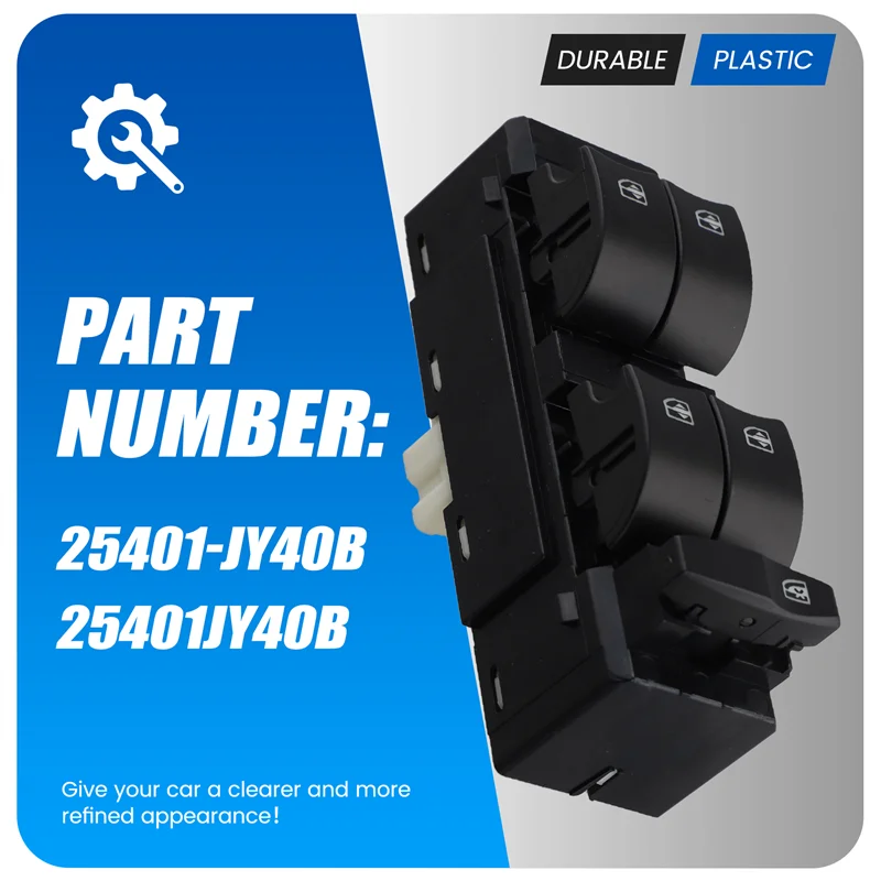 

BAAG-25401-JY40B 25401JY40B электрический переключатель управления стеклоподъемником для Renault Koleos 2008-2016 переключатель стеклоподъемника