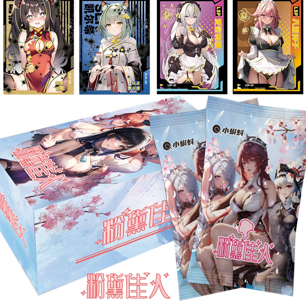 

Beautiful Woman Goddess Story Cards Periphery Collection Anime Games Yae Miko Emilia Rare Limited Maid Card Table Toy Kid Gift