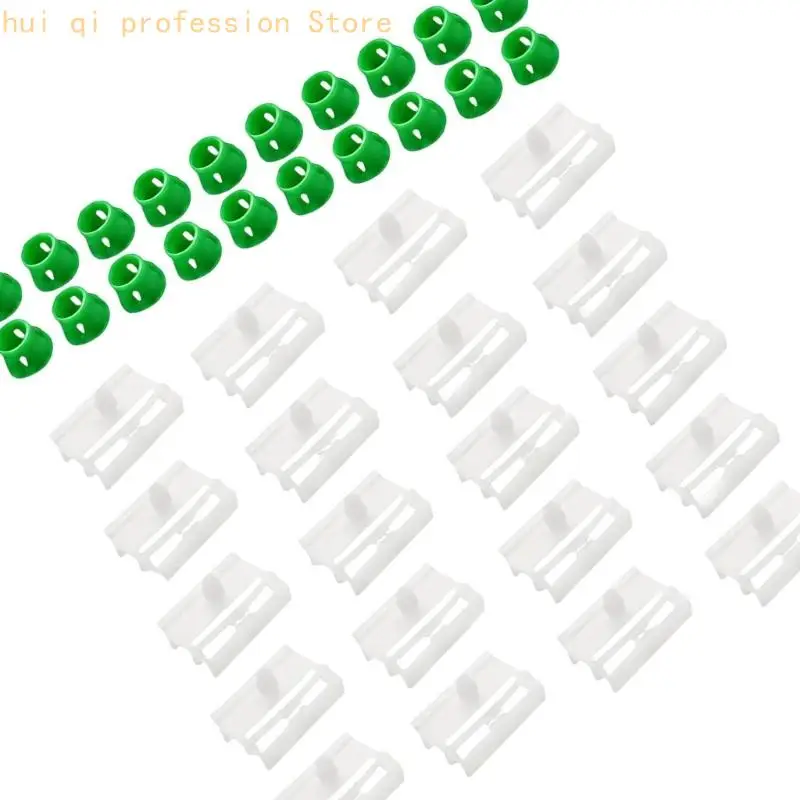 40er-Pack 51718184574 Lose Zierleisten-Ersatzclips-Set für Seitenschwellerleistenbefestigung H8WE – Detail 8