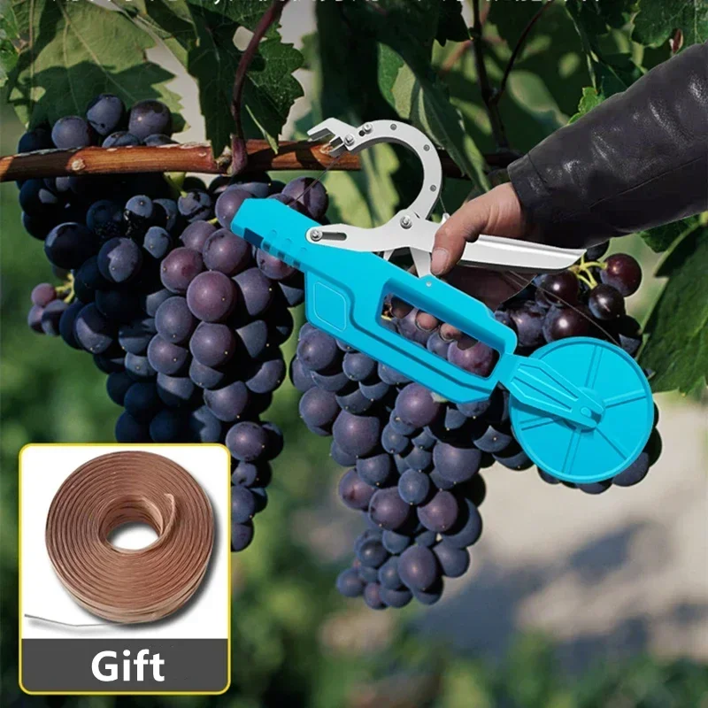 Electric Binding Machine Plant Tying Tool Vegetable Stem Strapping Branch Tapener Machine Electric Grapevine Tying Garden Tools