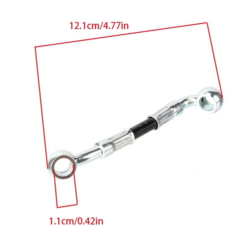 10mm  Brake Hydraulic Hose Extension Connector Coupler - Universal Option for Modified Brake Hose Line Prolong