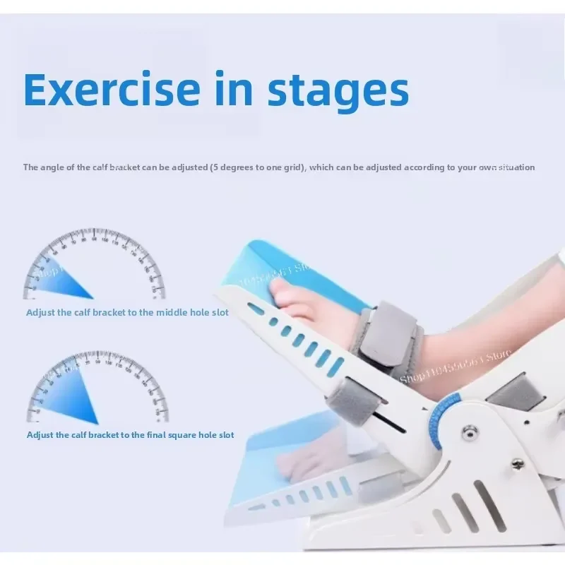 Stroke-Specific Ankle Rehab Trainer: Joint Support Brace with Fixation & Lower Limb Exercise Design