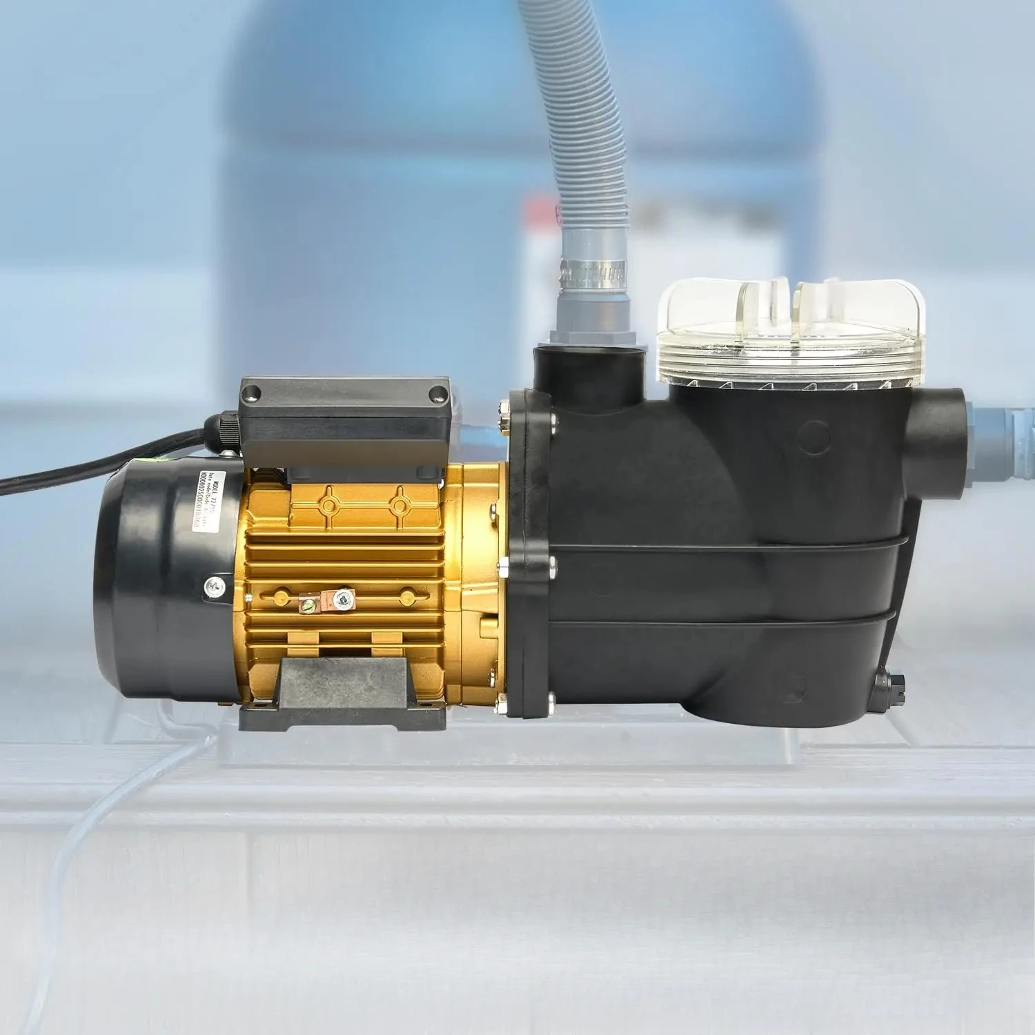 High Flow Pond Pump DIY Self Priming Ground Swimming Pool Pump 1.5