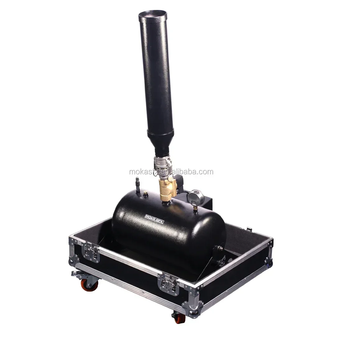 Stage Confetti Cannon CO2 Big Stadium Stainless steel Shot 25M Streamer DMX Remote Controller Cannon For Celebratio