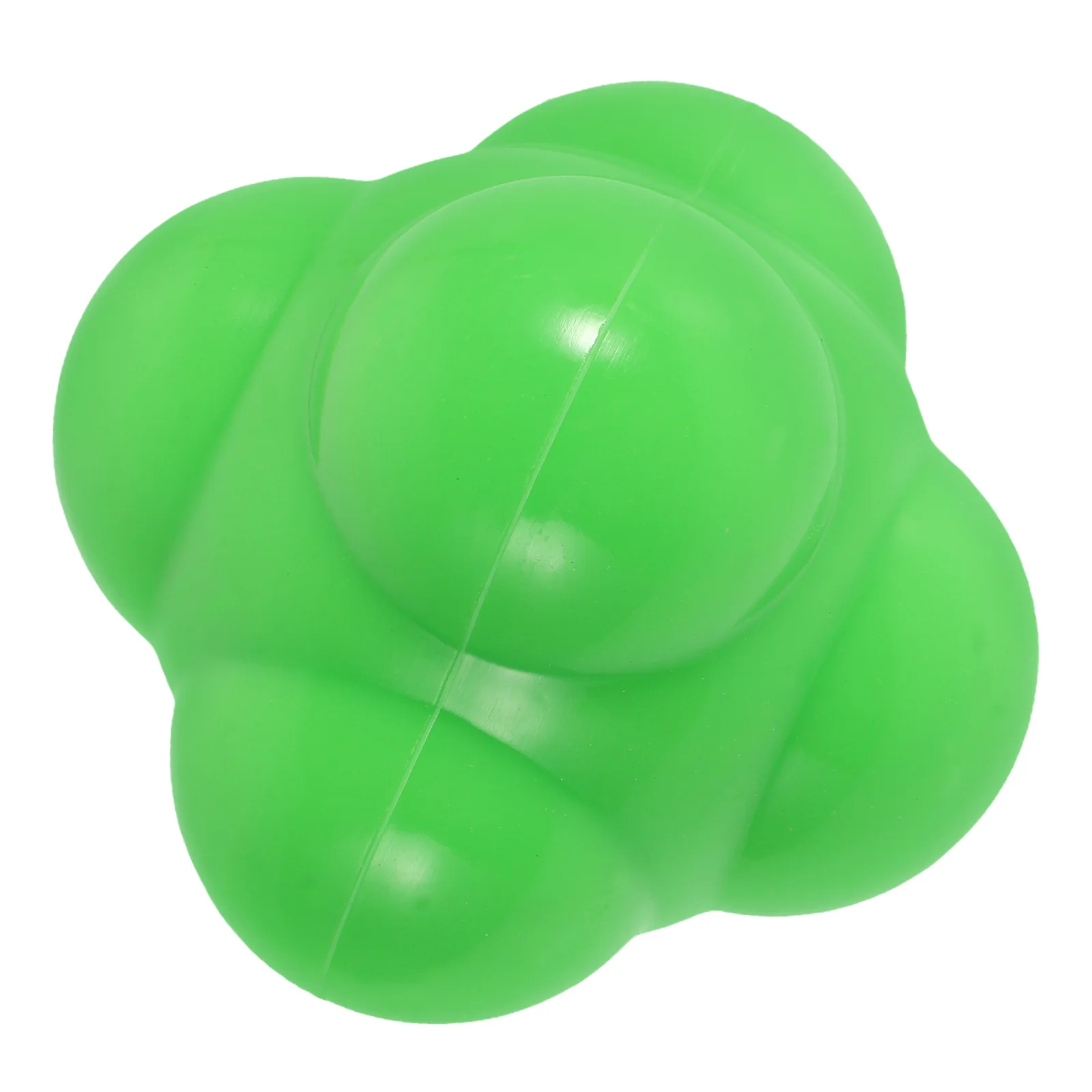 ลูกบอลซิลิโคนหกเหลี่ยมสำหรับฝึกความคล่องตัว แบบพกพา ฝึกปฏิกิริยาตอบสนอง ปรับปรุงความเร็ว การประสานงาน ฟิตเนส ฝึกการประสานมือและตา