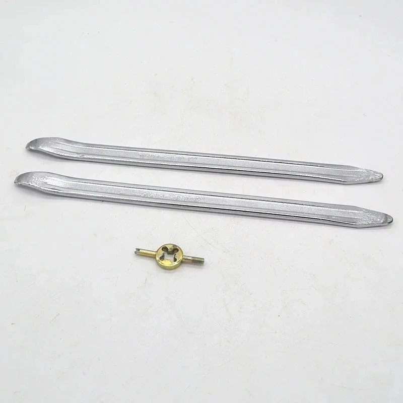 2pcs30cm tire crowbar motorcycle bicycle tire to remove chrome vanadium steel surface polishing and chrome crowbar