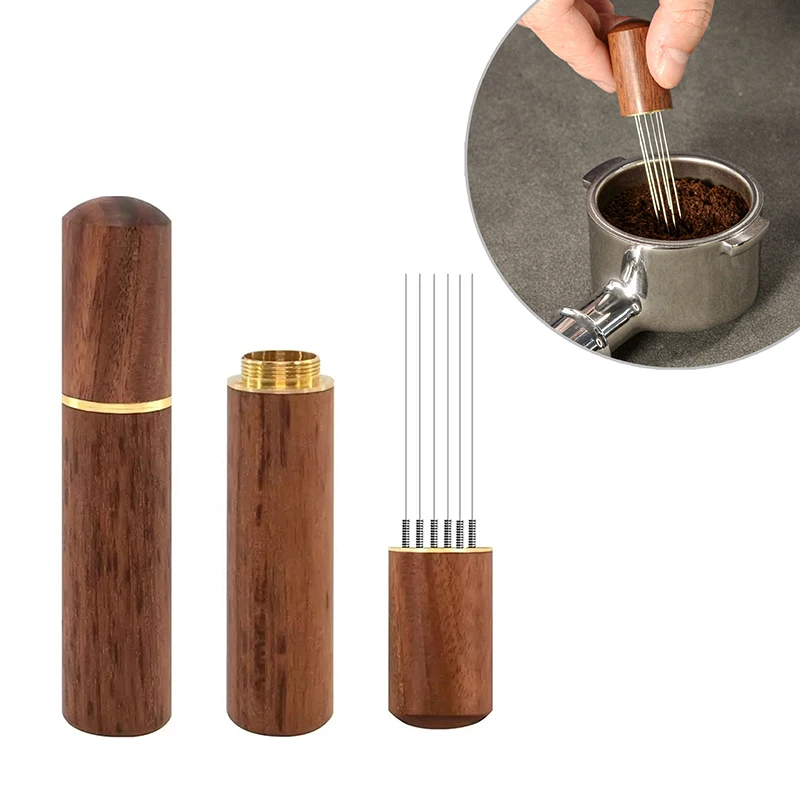 Needle Distributor Stainless Steel Coffee Tamper Espresso Mixers Dispensers Levelers WDT Tools Cafe Stirrers Barista Accessories