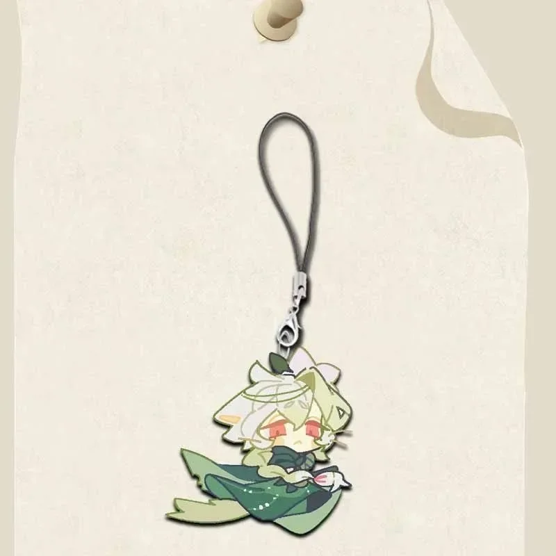 Cookie Kingdom Cosplay Keychain Shadow Milk Cookies Accessory Schoolbag Props Pendant Badge for Boys Girls Birthday Gift