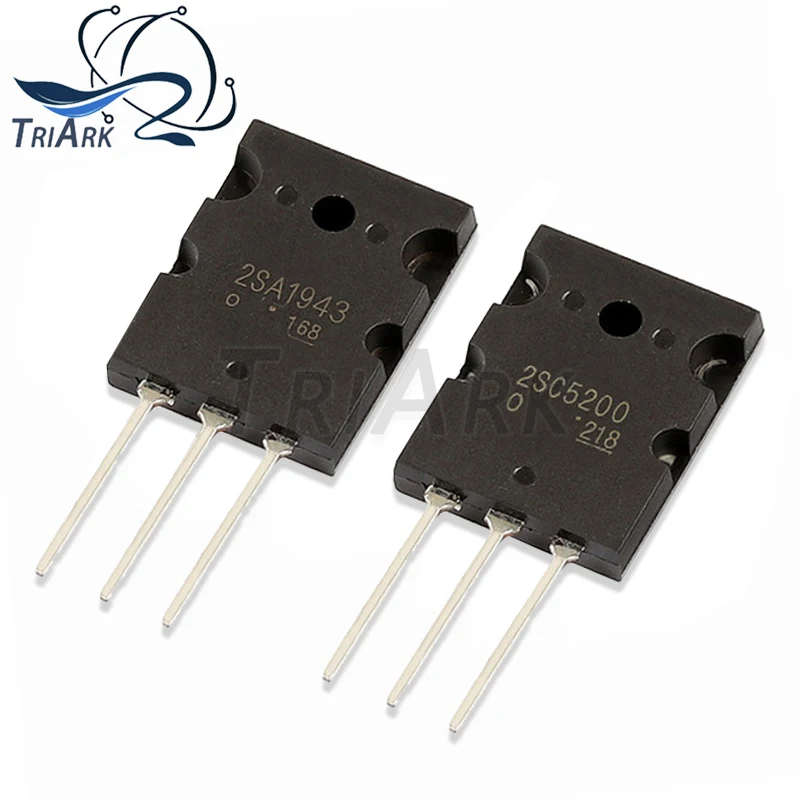 10PCS 2SC5200 2SA1943 TO-3P C5200 5200 A1943 TO3PL Transistor 5Pairs (2SC5200 +2SA1943) Each 5pcs