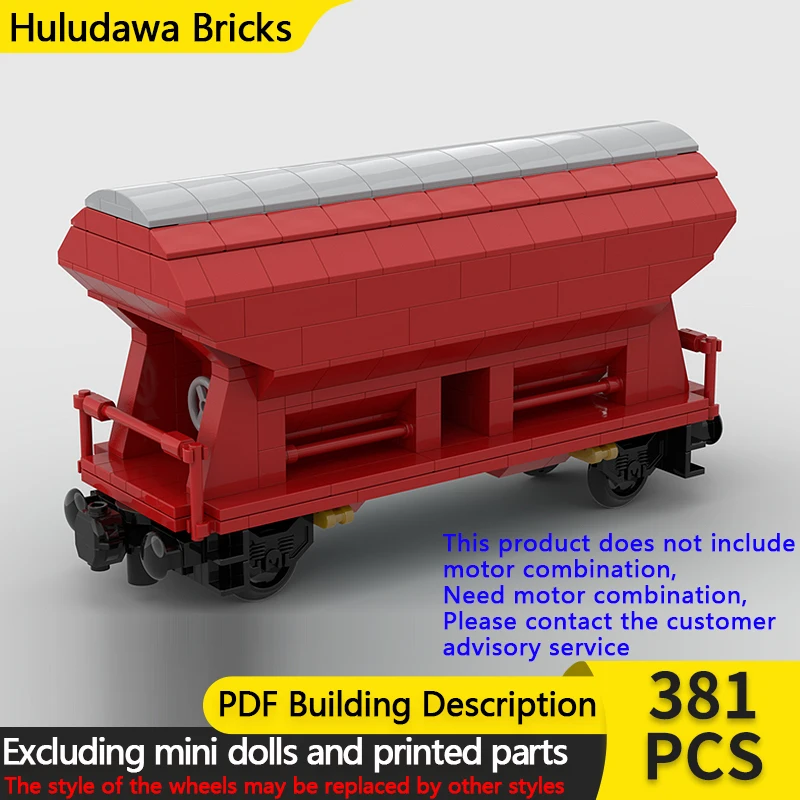 

City Car Model MOC Building Bricks German Railway Freight Train Modular Technology Gifts Holiday Assemble Children Toys Suit