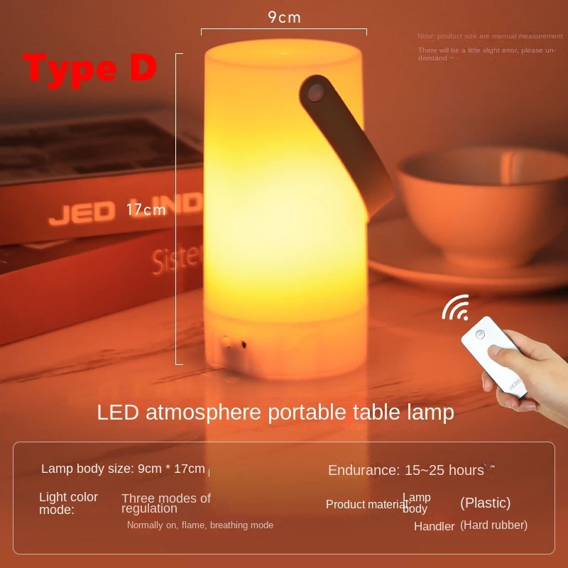 Camping Outdoor Charging Campsite Light Handheld Light Tent Light Decorative Atmosphere Desk Light Camping Simple Table Lamp