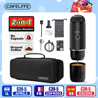 Cafelffe Outdoor Combination Wireless Electric portable espresso machine,Coffee Gift Giving Camping hiking Travel bag cafetera