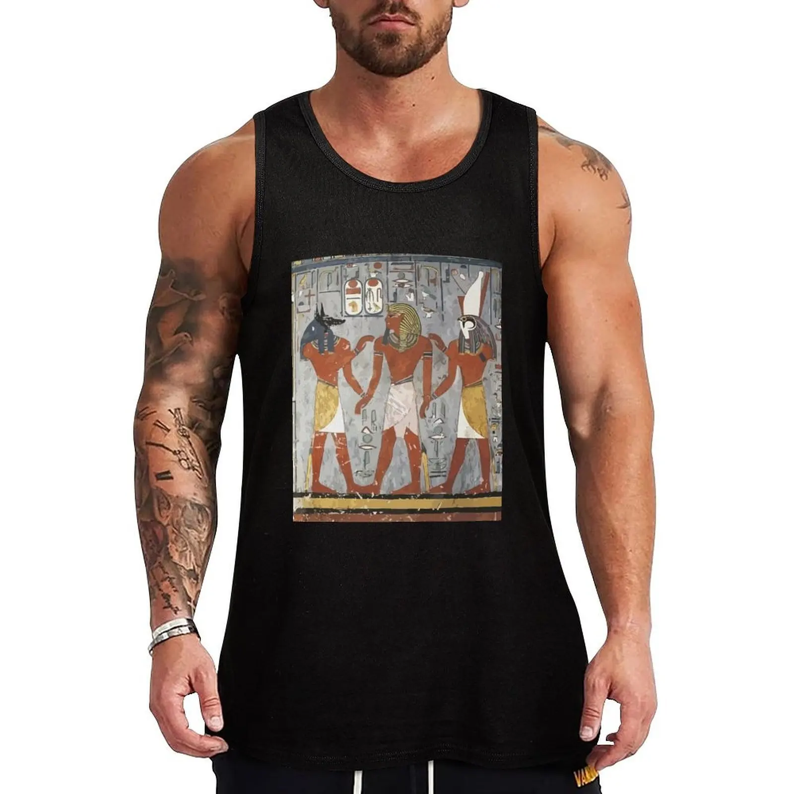 

Ramses I With Egyptian Gods Tank Top t-shirts for Men's gym clothes for men summer summer anime clothes
