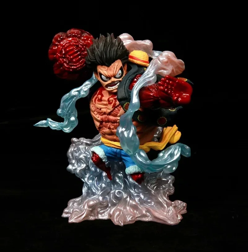 Anime Een Stuk Aap D Luffy Gear Vierde Grote Hand Battle Ver. Gk Pvc Actie Figuur Standbeeld Collectie Model Kinderen Speelgoed Pop Cadeau