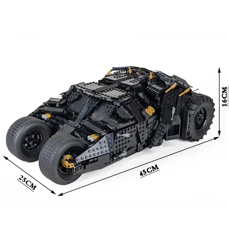 

2049 шт. совместимый 76240 76023 83663 стакан черный спортивный автомобиль строительные блоки кирпичи игрушка подарок на день рождения и Рождество