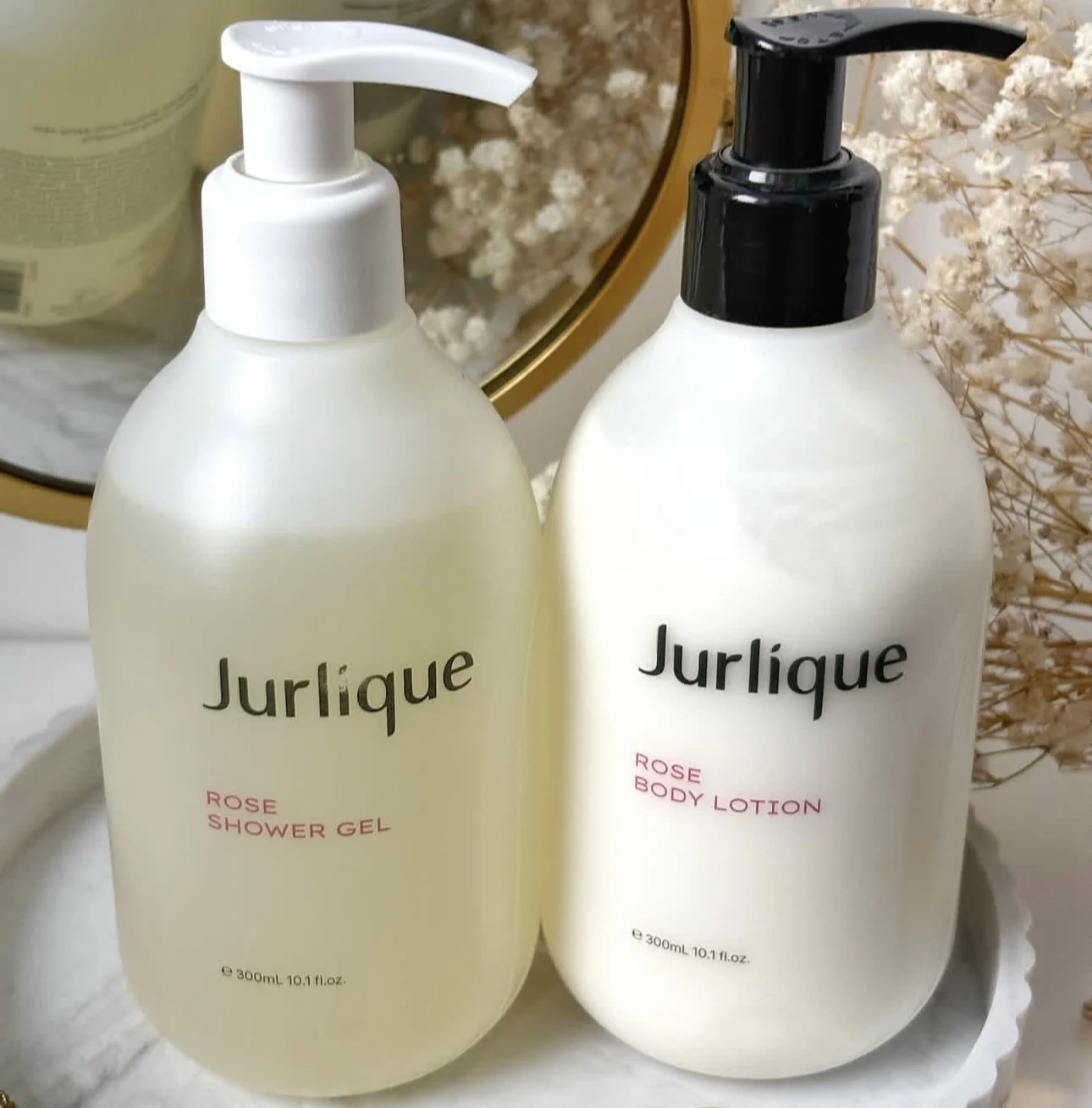 ジュリーク-オリジナル-ハイドレーティング-ローズ-ボディケアセット-ディープクリーン-栄養補給-保湿-ボディスキン-300ml-ローズ-シャワージェル-ボディローションセット