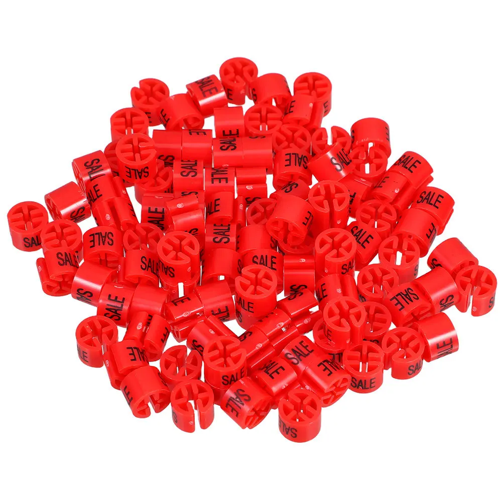 

150Pcs Colored Sale Hanger Markers Plastic Clothing Rack Labels for Retail Store Closet Organization Size Tag Signs