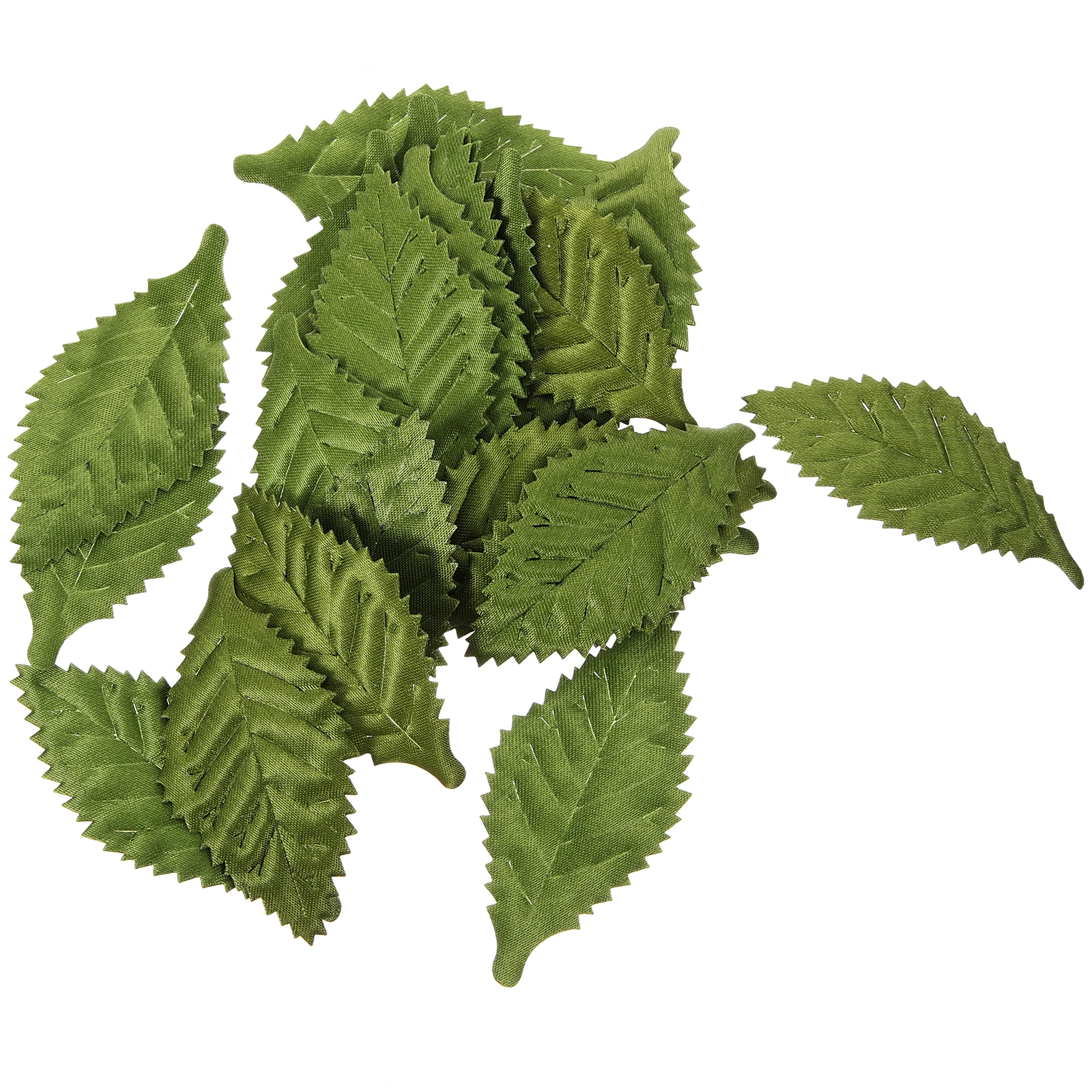 

200 Pcs Artificial Green Leaves Resin Leaf Beads for DIY Wedding Accessories Fake Decorative Greenery