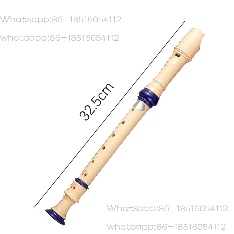 Professional 6/8 Hole Treble Flute Soprano Recorder Clarinet Harp For Beginner Learning Professional Instrument Germanic Style