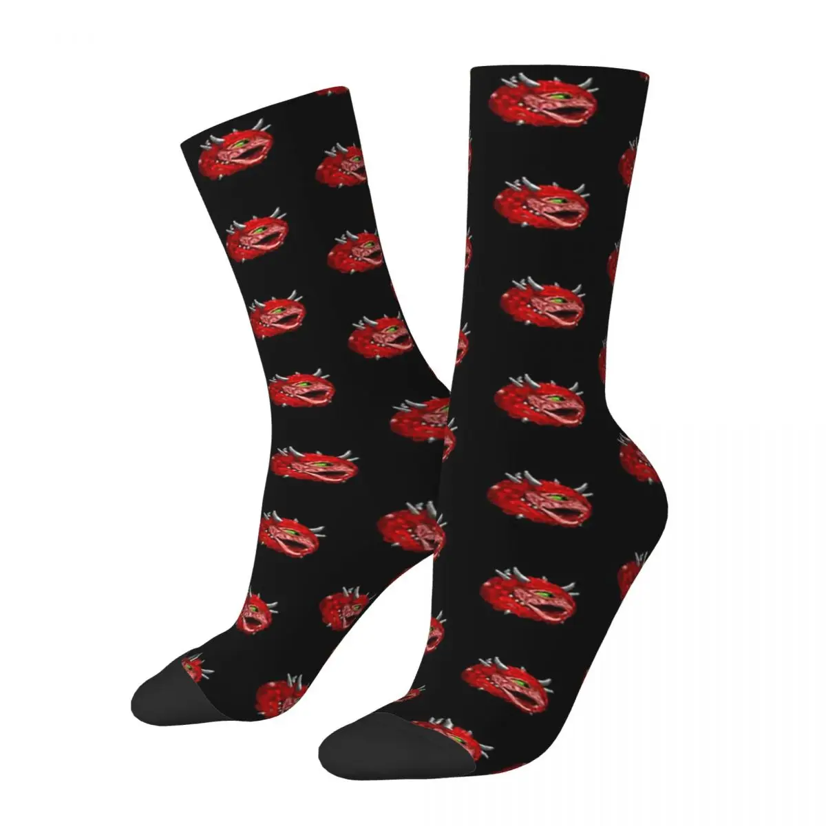 Cacodemon Poggers Socks Harajuku Super Soft Stockings All Season Long Socks Accessories for Unisex Gifts