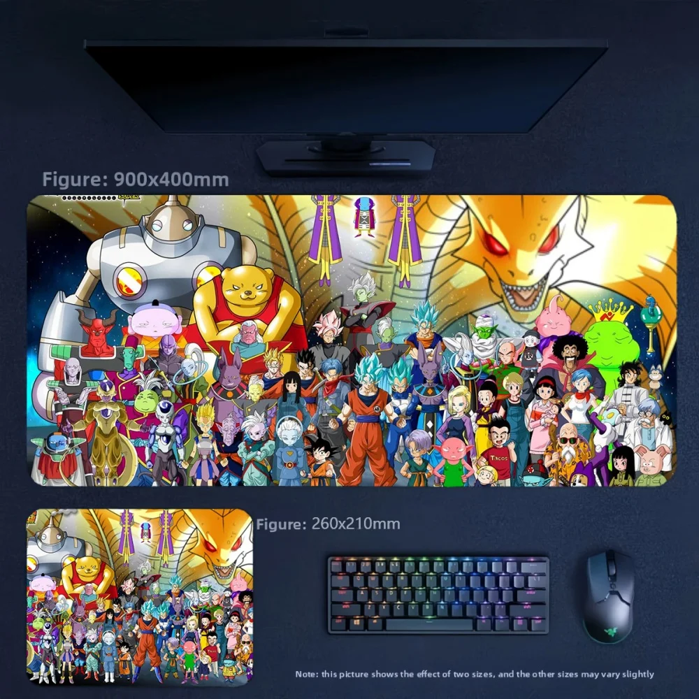 New Cartoon Animation Fashion High Quality Leather Mouse Pad Boys Animation Dragon Ball Leather Mouse Pad Multi-size Selection