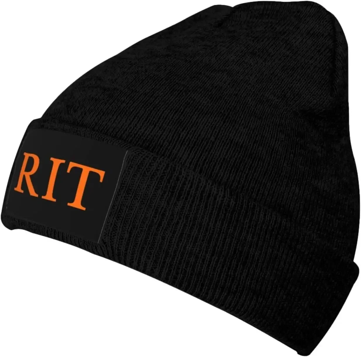 Rochester Institute of Technology Logo Beanie Knit Hats for Men&Women-Daily  Ribbed Cap - Caps  Cold Weather