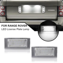 Luz conduzida da placa do número da licença, Canbus # XFJ000020, Land Rover, Range Rover L322, 2003, 2004, 2005, 2006, 2007, 2008, 2009-2012, 2 PCes