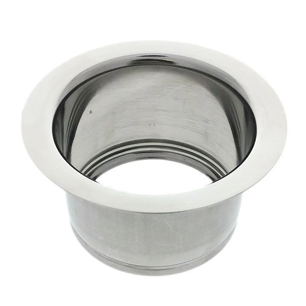 Extended Sink Flange For 3-Bolt Garbage Disposals Standard Sink Drain Hole Garbage Disposal Systems Plumbing Fixtures