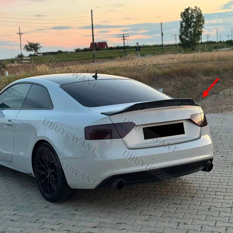 For Audi A5 B8/b8.5 Rear Trunk Spoiler Wing Top Tail Lip Spoiler Diffuser Auto Parts 2009-2016