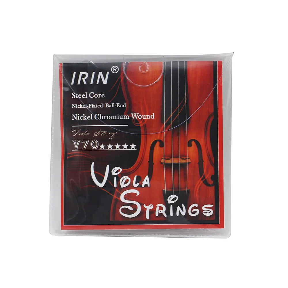 IRIN Viola Stainless Steel Wire Nickel Silver Parts For 4/4 3/4 1/2 1/4 Multiple Colors String Instrument Accessories