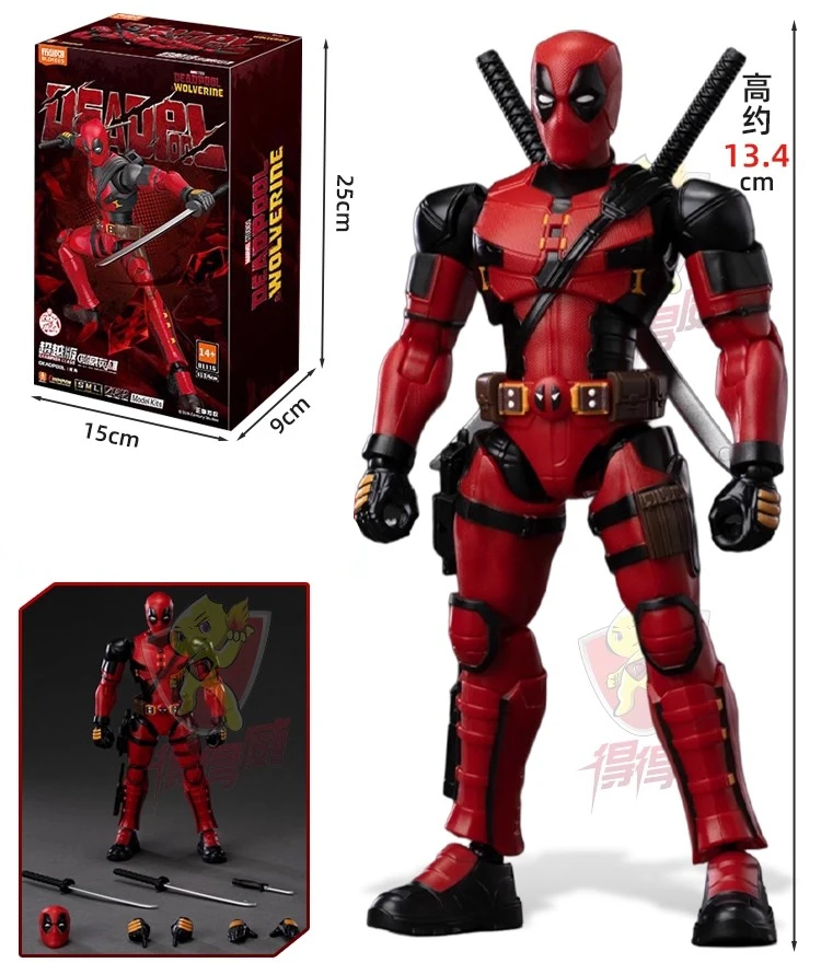 Figurki akcji BLOKEES Deadpool Wolverine X-Men Logan Winston Wilson Thor MK85 Kapitan Ameryka z ruchomymi stawami, zabawka, prezent
