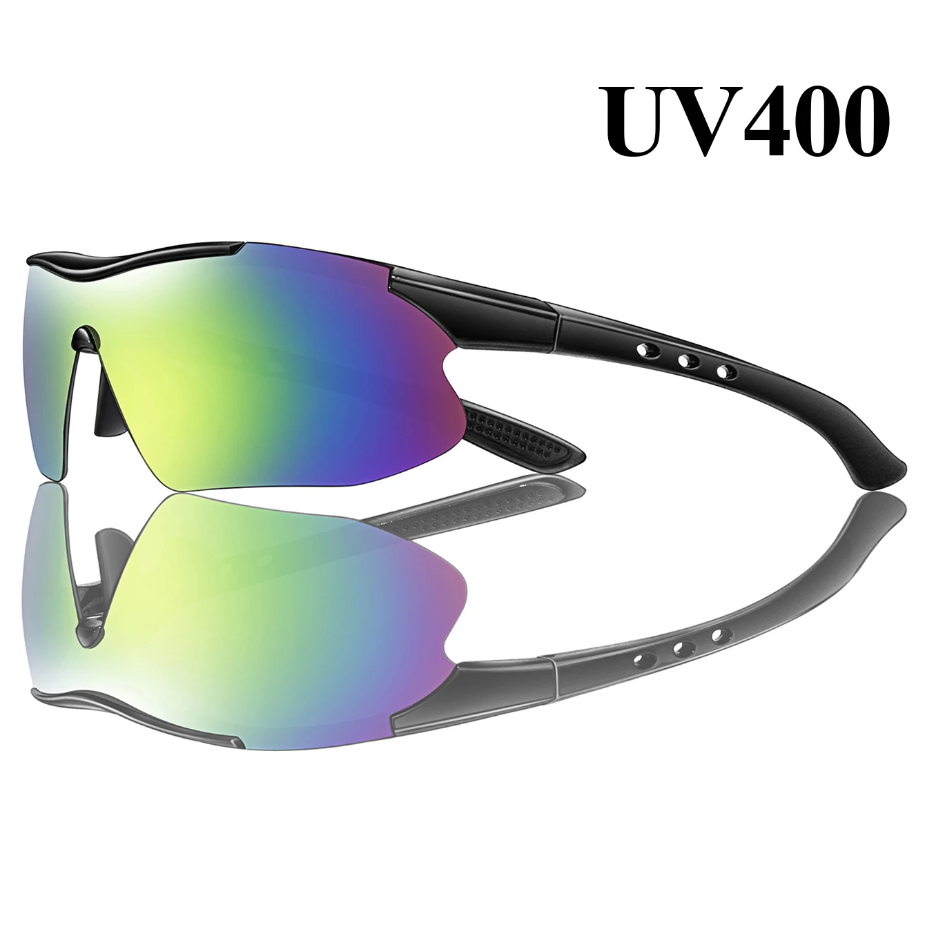 Motorcycle Sunglasses for Men and Women Sports Glasses with UV Protection for Outdoor Sports, Running, Hiking, Cycling, Baseball