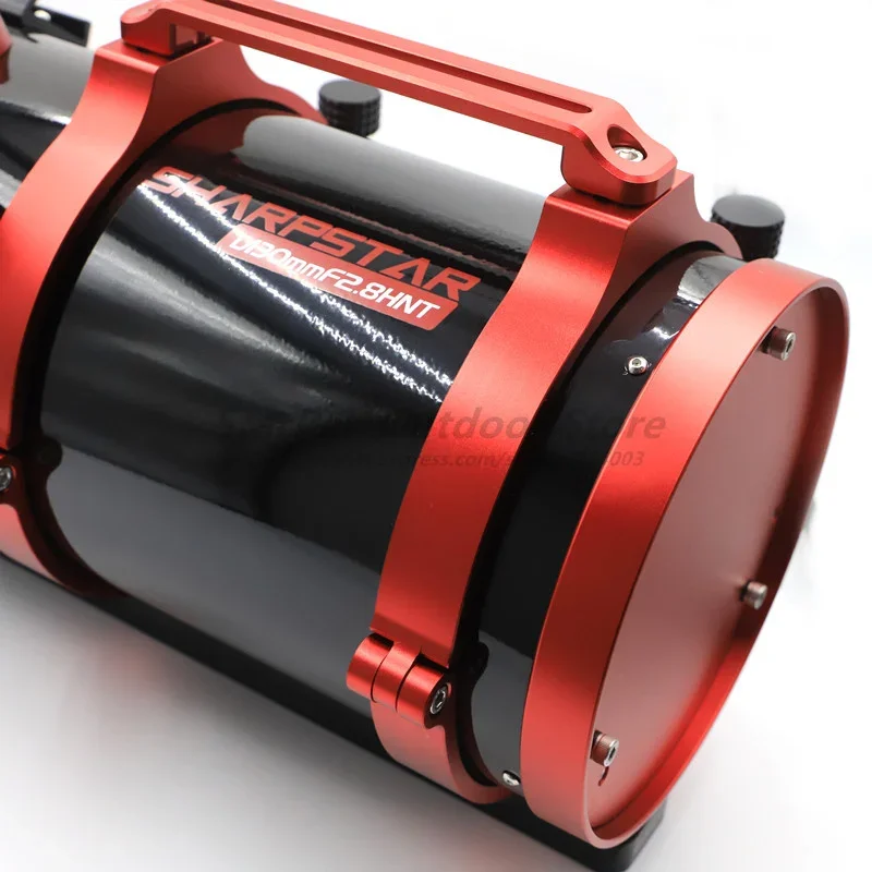 SharpStar 130HNT-AL Newtonian Reflector Telescope 130mm F/2.8 Hyperboloid Design Red Sharpstar Askar 13028HNT for Stargazing view 4